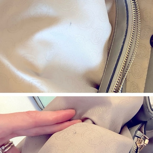 SOLD - MICHAEL Michael Kors Cynthia Satchel Handbag - Picture 6 of 16